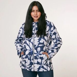 Nuage blue and white floral size large
